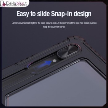 Nillkin Bumper atverčiamas smūgiams atsparus dėklas (Samsung Tab S8 Ultra /Tab S9 Ultra (x910-x916/Tab S10 Ultra SM-X920-X926B)